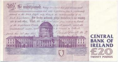 Írország 1992. 20Ł T:III tűly., szép papír
Ireland 1992. 20 Pounds C:F needle holes, nice paper
