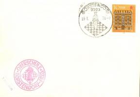 1978 Borstendorf, Dame- & Schachbrettfabrik / Chess and checkers factory. photo