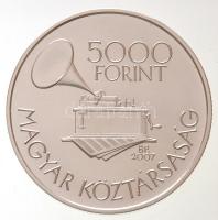 2007. 5000Ft Ag "Kodály Zoltán" tanúsítvánnyal, dísztokban T:BU
Adamo EM211