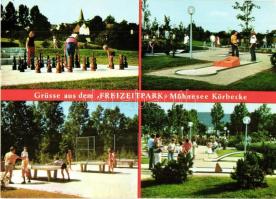 30 db modern német szabadtéri sakk képeslap / 30 modern German outdoor chess postcards