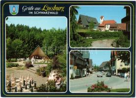 30 db modern német szabadtéri sakk képeslap / 30 modern German outdoor chess postcards