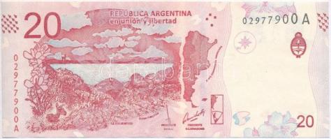 Argentína 2017. 20P T:I-
Argentina 2017. 20 Pesos C:AU
