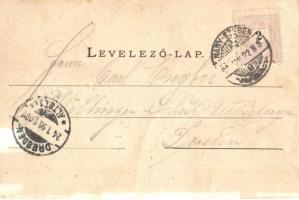 1899 Nagyszeben, Hermannstadt, Sibiu; Hermannstädter Männer-Turnverein, Vereinszimmer, Turnschule / ...