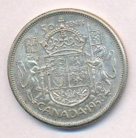 Kanada 1958. 50c Ag "II. Erzsébet" T:2
Canada 1958. 50 Cents Ag "Elizabeth II" ...
