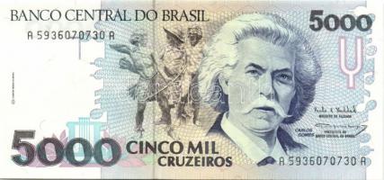 Brazília 1981-85. 100C, 200C, 500C, 1000C, 5000C T:I + 1993. 5000C T:I