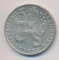 Csehszlovákia 1948. 50K Ag "Prágai felkelés harmadik évfordulója" T:1- 
Czechoslovakia 19...