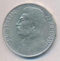 Csehszlovákia 1949. 100K Ag Sztálin T:1- ph. Czechoslovakia 1949. 100 Korun Ag Stalin C:AU edge error Krause KM#30