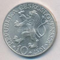 Csehszlovákia 1957. 10K Ag "A Műszaki Egyetem 250. évfordulója" T:2 Czechoslovakia 1957. 1...