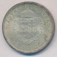 1935. 2P Ag "Rákóczi" T:2 patina
Adamo P7.2