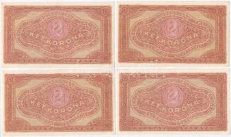 1920. 2K "2aa" (4x) sorszámkövetők T:I-