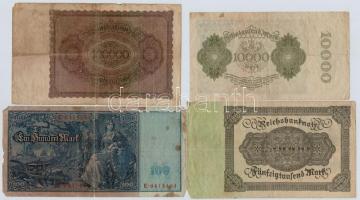 Német Birodalom 1915-1923. 9db-os vegyes bankjegy tétel T:III,III-
German Empire 1915-1923. 9pcs of...