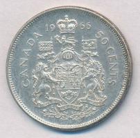 Kanada 1966. 50c Ag "II. Erzsébet" T:1-,2 
Canada 1966. 50 Cents Ag "Elizabeth II&qu...