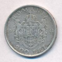 Románia 1942. 200L Ag T:2- 
Romania 1942. 200 Lei Ag C:VF