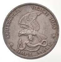 Német Államok / Poroszország 1913A 3M Ag "Napóleon legyőzésének 100 éves évfordulója" T:2 ...