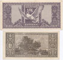 1946. 1.000.000MP "Magyar Éremgyűjtők Egyesülete XIX. Vándorgyűlése Sátoraljaújhely 1989. augus...