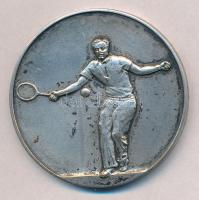 Fonyó Márton ( - ) DN "Siófok" ezüstözött Br sport díjérem, tenisz, zománcozott betéttel (...