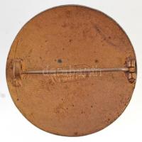 ~1910-1920. "Schlaraffia Budapest - A.U. 48. XXV." zománcozott jelvény, hátoldalon "M...