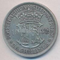 Dél-Afrika 1932. 2 1/2Sh Ag "V. György" T:2
South Africa 1932. 2 1/2 Shilling Ag "Ge...