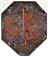 Osztrák-Magyar Monarchia 1914-1916. "Légiharcz az Alpok fölött" fém jelvény, "ARKANZA...