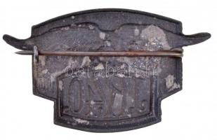 Osztrák-Magyar Monarchia 1918. "Weltkrieg I.R. 40. 1914-1918. (40. Gyalogezred)" fém jelvé...