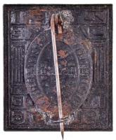 Osztrák-Magyar Monarchia 1914-1916. "Két év a harcmezőn 1914-1916" Zn sapkajelvény, "...