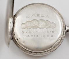 Ezüst (Ag.) Omega zsebóra szép állapotban, működő szerkezettel