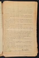 1930 A M. Kir. Szent István 3. honvéd gyalogezred 1. század, Székesfehérvár altisztképző tanfolyam tananyagai. kb 135 oldal.