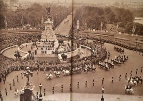 1954 A London Illustated News Erzsébet királynőrő hajóutjjáról szóló száma / Queen Elisabeth's ...