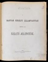 1874 A Magyar Királyi Államvasutak Gépgyárának 1873. évi üzleti jelentése. Kimutatásokkal