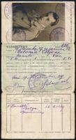 1929 Vác, Fényképes vadászjegy tanuló részére / Hunting licence