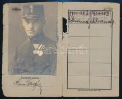 1925 Országos Széchenyi Szövetség fényképes igazolvány