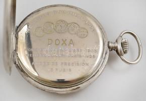 Ezüst Doxa zsebóra, szép, működő állapotban / Silver pocket watch