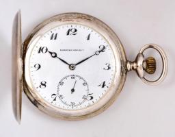 Ezüst Tavannes zsebóra, szép, működő állapotban / Silver pocket watch