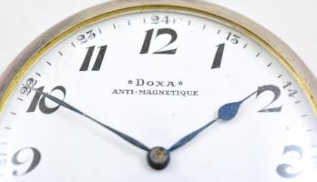 Ezüst Doxa zsebóra, szép, működő állapotban / Silver pocket watch