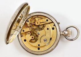 Ezüst Longines zsebóra, szép, működő állapotban / Silver pocket watch