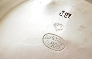 Drounchan Vince Budapest, jelzett ezüst zsebóra. Duplafedeles. Szép, működő állapotban / Silver pock...