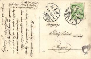 1913 Ungvár, Uzshorod, Uzhhorod, Uzhorod; lovas tüzérek / cavalrymen. photo  (Rb)