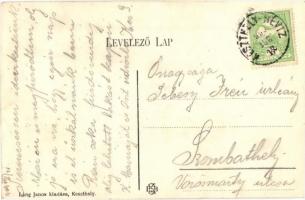 1909 Hévíz, Tulipán villa. Láng János kiadása