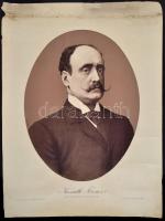 cca 1910 Kossuth Ferenc kereskedelemügyi miniszter arcképe, plakát, Fővárosi 1848/49-i Ereklye Gyűjt...