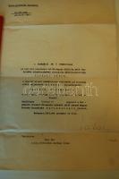 1943 Adományozólevél Csatay Lajos honvédelmi miniszter aláírásával