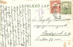 Malacka, Malacky, Malatzka; Kilátás a Hattyú-tótól a kolostor felé / view from the lake towards the ...