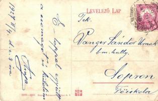 1927 Tátrafüred, Ótátrafüred, Altschmecks, Stary Smokovec; Siklóvasút / funicular railway with train...