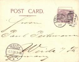 1900 London, Cleopatra's Needle / obelisk. litho minicard (9 cm x 11,5 cm) (EK)