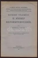1937 Miskolczy István: II. József reformterveiről