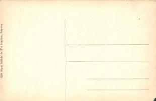 Sopron, Kossuth Lajos utca villamossal, Stauffer villa. Kiadja Blum Náthán és fia