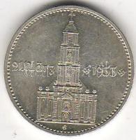 D.Reich 1934G 2M "Garnisonkirche" dátummal ezüst T:2
