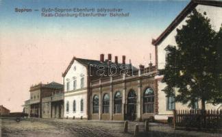 Sopron, Győr-Sopron-Ebenfurt vasútállomás pályaudvara / Raab-Odenburg-Ebenfurther Bahnhof (EB)
