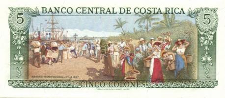 Costa Rica 1981+1989. 5C (2x) klf évszámmal T:I