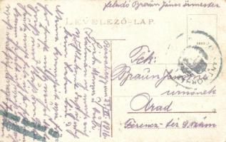 Rózsahegy, Ruzomberok (Liptó); látkép a vasútállomással / Bahnhof / railway station