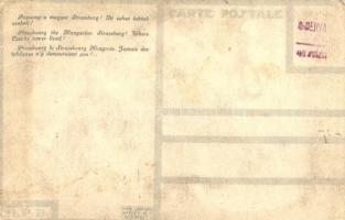 Pozsony, Pressburg, Bratislava;  A magyar Strassbourg! Itt sohse laktak csehek! Impr. Grafikai Intéz...